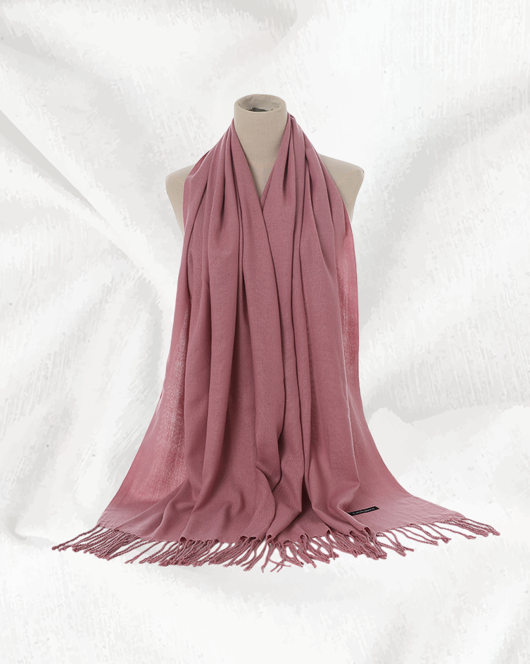 Women's Winter Warm Scarf (Dusty Rose)